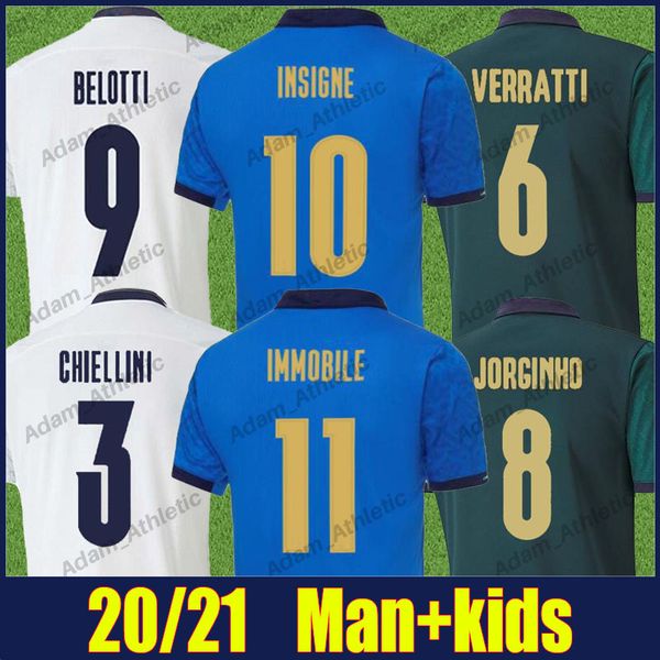 2020 italian jersey national team unifroms man kids kit belotti insigne football jersey totti jorginho verratti immobile soccer jersey 20/21, Black;yellow
2020 italian jersey national team unifroms man kids kit belotti insigne football jersey totti jorginho verratti immobile soccer jersey 20/21, Black;yellow