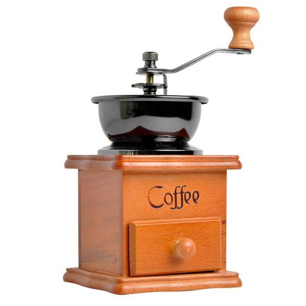 solid wood hand-cranked coffee bean grinder small grinder coffee home ceramic grinding machine
solid wood hand-cranked coffee bean grinder small grinder coffee home ceramic grinding machine