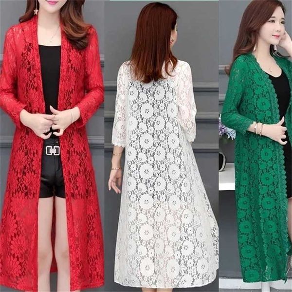 women summer long sleeve shrug lace flower cape jacket elegant wraps beach shawl bolero plus size long sun protection clothing 201214, Black;white
women summer long sleeve shrug lace flower cape jacket elegant wraps beach shawl bolero plus size long sun protection clothing 201214, Black;white