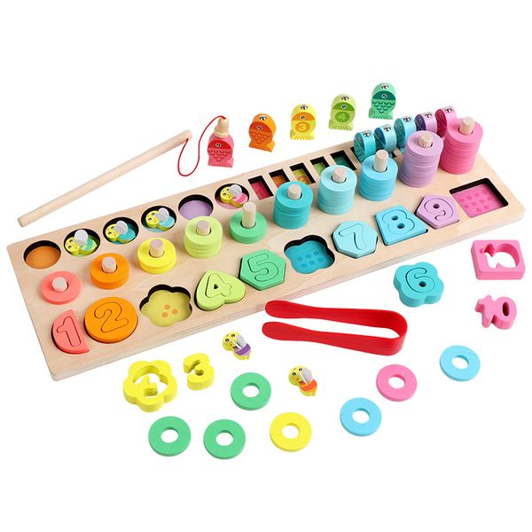kids board fishing math colorful montessori wooden count numbers matching digital shape early educational toys for children new
kids board fishing math colorful montessori wooden count numbers matching digital shape early educational toys for children new