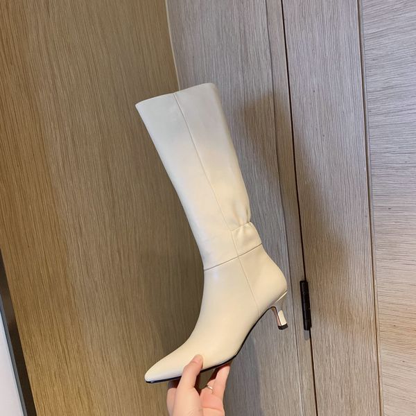 2021 new mid calf autumn winter cow leather pu women shoes thin heel pointed toe slip on long boots size 34-39 qva7, Black
2021 new mid calf autumn winter cow leather pu women shoes thin heel pointed toe slip on long boots size 34-39 qva7, Black