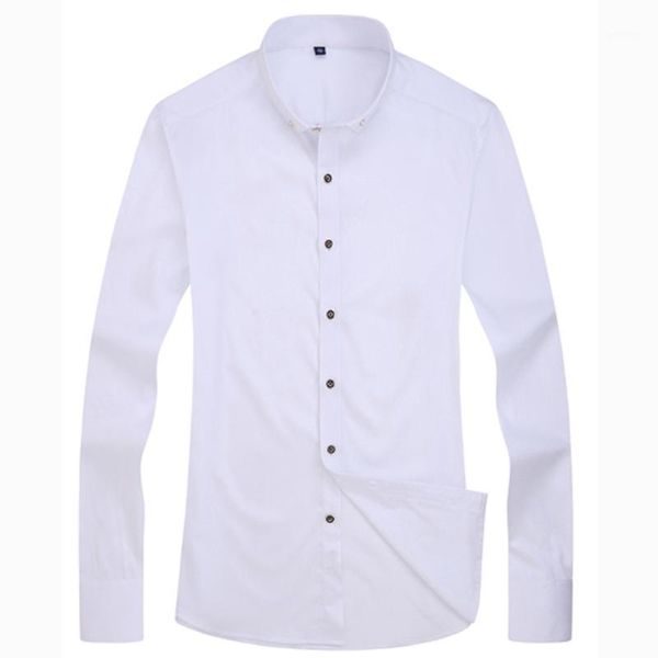 high-quality cotton 100% dress men shirt long sleeve solid pocket male casual regular-fit button down shirts1, White;black
high-quality cotton 100% dress men shirt long sleeve solid pocket male casual regular-fit button down shirts1, White;black