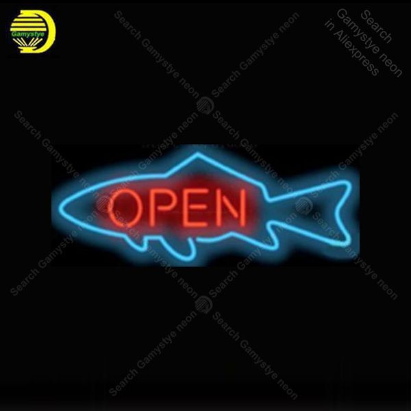 custom open fish neon sign glass tube neon bulbs beer bar bedroom display accesaries neon light decor room 17x14 inch
custom open fish neon sign glass tube neon bulbs beer bar bedroom display accesaries neon light decor room 17x14 inch