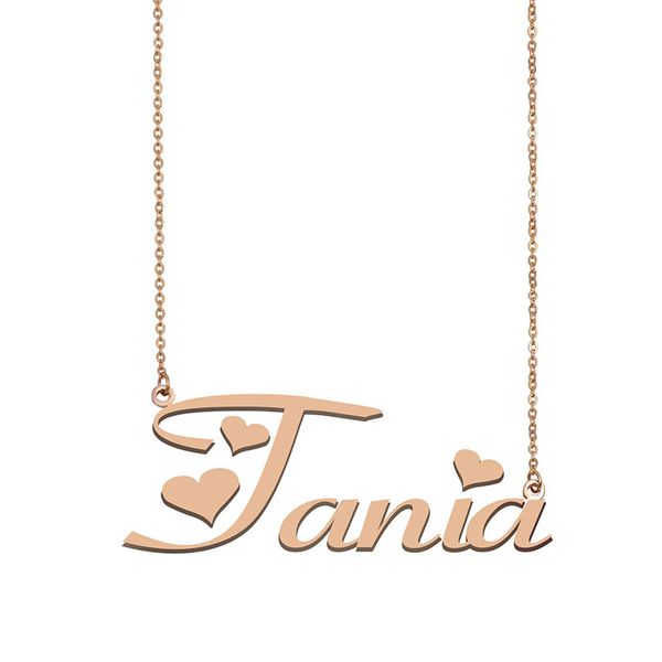 tania name necklace custom nameplate pendant for women girls birthday gift kids friends jewelry 18k gold plated stainless steel, Silver
tania name necklace custom nameplate pendant for women girls birthday gift kids friends jewelry 18k gold plated stainless steel, Silver