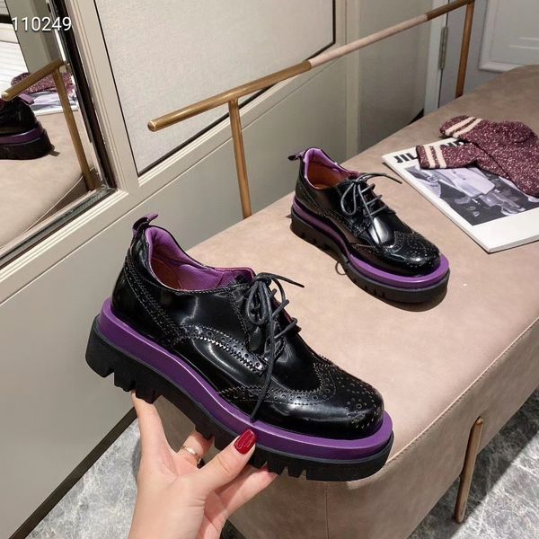 spring and autumn 2020 new european station single shoes with high platform brock leather carved chunky heel british fashion, Black
spring and autumn 2020 new european station single shoes with high platform brock leather carved chunky heel british fashion, Black