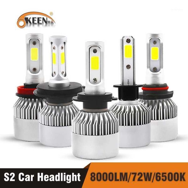 okeen 2pcs super bright h4 led h7 h11 h1 h3 cob chip s2 auto car headlight 72w 8000lm high low beam all in one automobiles lamp1
okeen 2pcs super bright h4 led h7 h11 h1 h3 cob chip s2 auto car headlight 72w 8000lm high low beam all in one automobiles lamp1