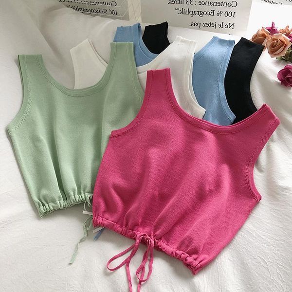 designer women crop casual sleeveless drawstring streetwear black friday 2021 deals, White
designer women crop casual sleeveless drawstring streetwear black friday 2021 deals, White