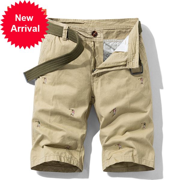 2021 new summer new embroidery 100% cotton fashion casual fit knee length pockets cargo shorts men flj4, White;black
2021 new summer new embroidery 100% cotton fashion casual fit knee length pockets cargo shorts men flj4, White;black