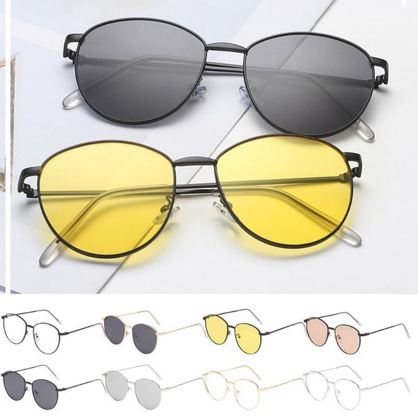 women men vintage retro glasses big frame sunglasses eyewear oval classic candy color luxury gafas, White;black
women men vintage retro glasses big frame sunglasses eyewear oval classic candy color luxury gafas, White;black