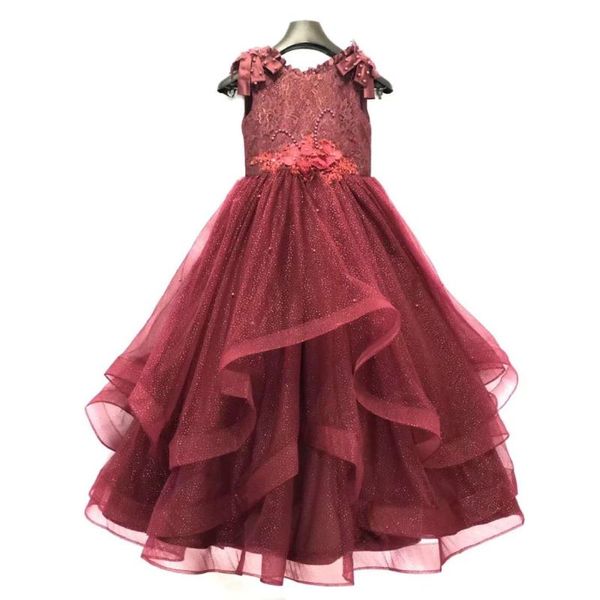 burgundy flower girl dresses for wedding lace pearls a line handmade kids celebrity dress custom made first communion gowns, Red;yellow
burgundy flower girl dresses for wedding lace pearls a line handmade kids celebrity dress custom made first communion gowns, Red;yellow