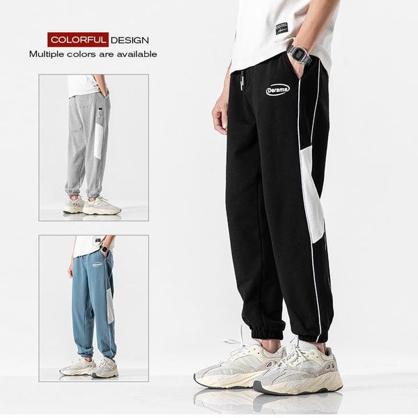 men pants striped jogger casual mens sweat pants long trousers 2020 straight man fitness clothing hip hop high street1, Black
men pants striped jogger casual mens sweat pants long trousers 2020 straight man fitness clothing hip hop high street1, Black