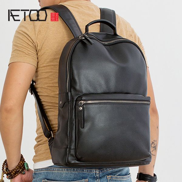 hbp aetoo the first layer of leather men's backpack retro trend leather quality backpack casual computer bag fashion college style
hbp aetoo the first layer of leather men's backpack retro trend leather quality backpack casual computer bag fashion college style