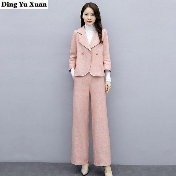 womens casual formal blazer suits women notched jacket coat and trouser office ladies pink grey green wide leg pant suit, White
womens casual formal blazer suits women notched jacket coat and trouser office ladies pink grey green wide leg pant suit, White