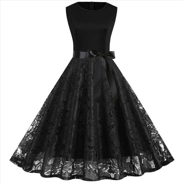 floral black lace dress women summer 2021 o neck sleeveless tank vestidos vintage pin up rockabilly party dresses knee length, Black;gray
floral black lace dress women summer 2021 o neck sleeveless tank vestidos vintage pin up rockabilly party dresses knee length, Black;gray