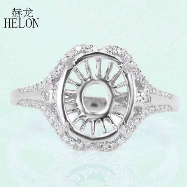 helon 8x10mm oval solid 10k white gold natural diamond semi mount setting engagement wedding ring women fine jewelry gift1, Golden;silver
helon 8x10mm oval solid 10k white gold natural diamond semi mount setting engagement wedding ring women fine jewelry gift1, Golden;silver