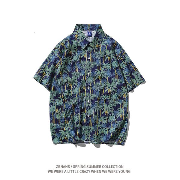 street fashion brand hawaiian coconut full print short sleeve loose beach couple shirt coat man, White;black
street fashion brand hawaiian coconut full print short sleeve loose beach couple shirt coat man, White;black