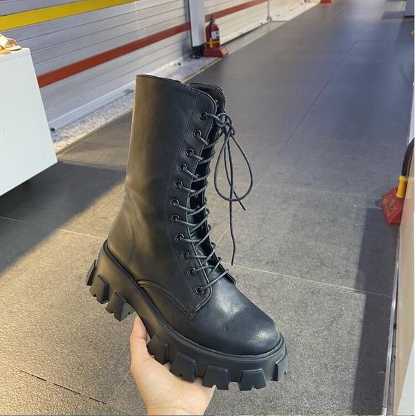women boots winter booties black white thick bottom motorcycle womens short lace boot leather shoes size 35-40 06
women boots winter booties black white thick bottom motorcycle womens short lace boot leather shoes size 35-40 06