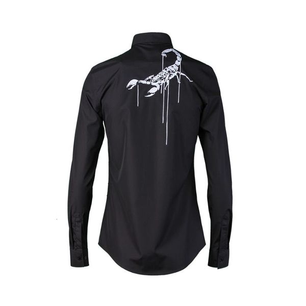 new arrival fashion mens scorpion embroidered men casual shirts long sleeve cotton plus size l xl 2xl 3xl 4xl, White;black
new arrival fashion mens scorpion embroidered men casual shirts long sleeve cotton plus size l xl 2xl 3xl 4xl, White;black