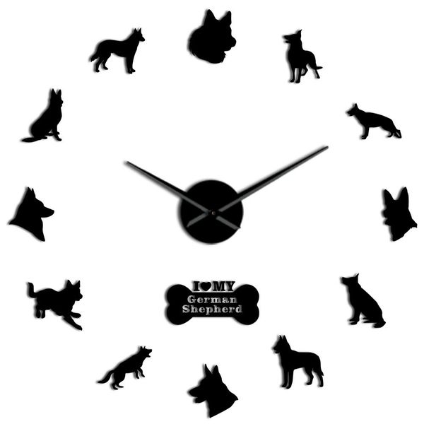 german shepherd diy wall clock deutscher schferhund giant wall clock with big needles mirror effect alsatian wolf dog wall art qylons
german shepherd diy wall clock deutscher schferhund giant wall clock with big needles mirror effect alsatian wolf dog wall art qylons
