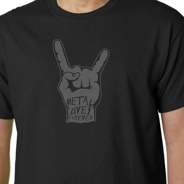 metal lives forever t-shirt heavy metal hard rock sport hooded sweatshirt hoodie