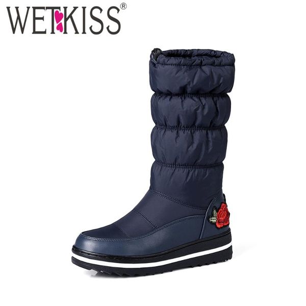 wetkiss 2020 женщина ботильоны non скольжение аппликации резинка снег boots женщина мода повседневная обувь платформа теплой зима, Black
wetkiss 2020 женщина ботильоны non скольжение аппликации резинка снег boots женщина мода повседневная обувь платформа теплой зима, Black