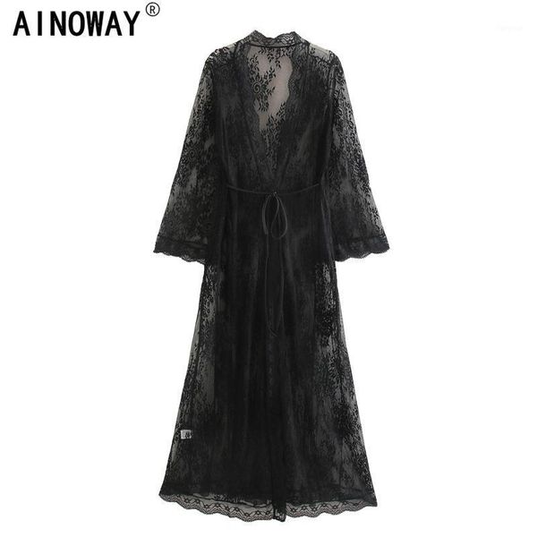 vintage chic women bat sleeve loose beach floor length bohemian kimono ladies v neck sashes lace summer boho robe1, Black;gray
vintage chic women bat sleeve loose beach floor length bohemian kimono ladies v neck sashes lace summer boho robe1, Black;gray