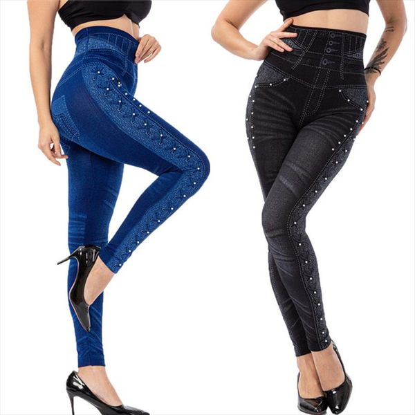 high waist plus size leggings women black print jean leggings fashion nail bead casual pants elastic slim seamless jeggings
high waist plus size leggings women black print jean leggings fashion nail bead casual pants elastic slim seamless jeggings