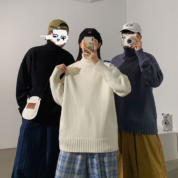 privathinker autumn new couple sweaters casual men's oversize pullovers fashion korean streetwear woman classic clothing 201022, White;black
privathinker autumn new couple sweaters casual men's oversize pullovers fashion korean streetwear woman classic clothing 201022, White;black