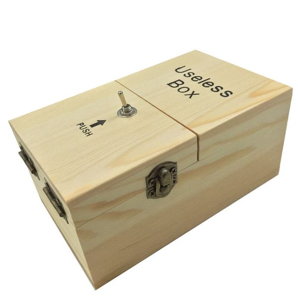 anti -stress useless box electronic useless box toy funny decoration from wood's table tricky toys from novelty wood q0115
anti -stress useless box electronic useless box toy funny decoration from wood's table tricky toys from novelty wood q0115