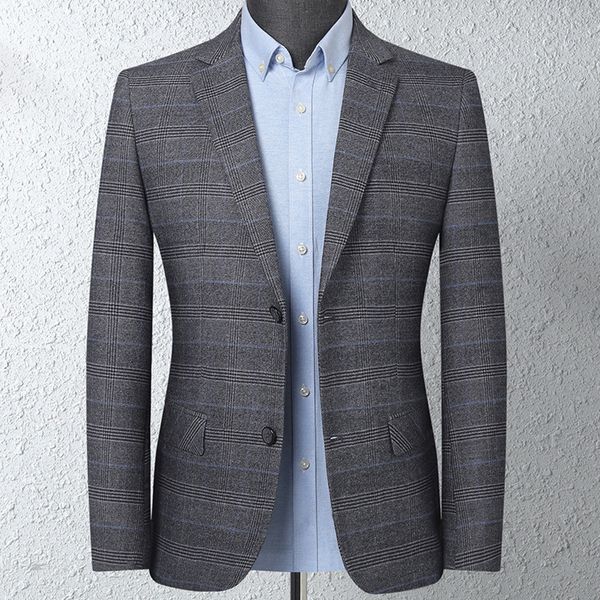 2020 casual suit spring coat coatand autumn new plaid youth blazer men's korean slim suit men's coat hisgt, Blue
2020 casual suit spring coat coatand autumn new plaid youth blazer men's korean slim suit men's coat hisgt, Blue