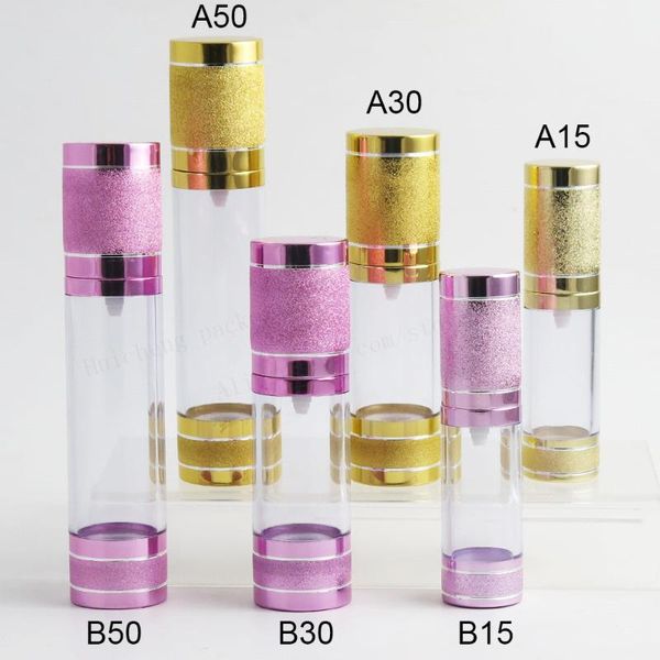 storage bottles & jars 15ml 30ml 50ml refillable airless pump gold pink mini portable vacuum cosmetic treatment travel bottle
storage bottles & jars 15ml 30ml 50ml refillable airless pump gold pink mini portable vacuum cosmetic treatment travel bottle