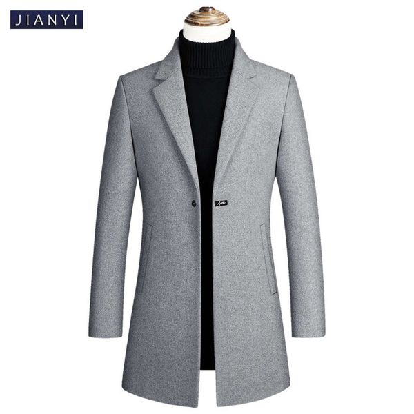 new cotton padded thickened suit collar in autumn and winter of 2020 single row one button woolen cloth windbreaker coat men's wear, Black
new cotton padded thickened suit collar in autumn and winter of 2020 single row one button woolen cloth windbreaker coat men's wear, Black