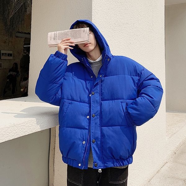 korean thicken jacket men and women winter fashion warm thick solid short style hooded padded coat male female street outerwear 201204, Black
korean thicken jacket men and women winter fashion warm thick solid short style hooded padded coat male female street outerwear 201204, Black