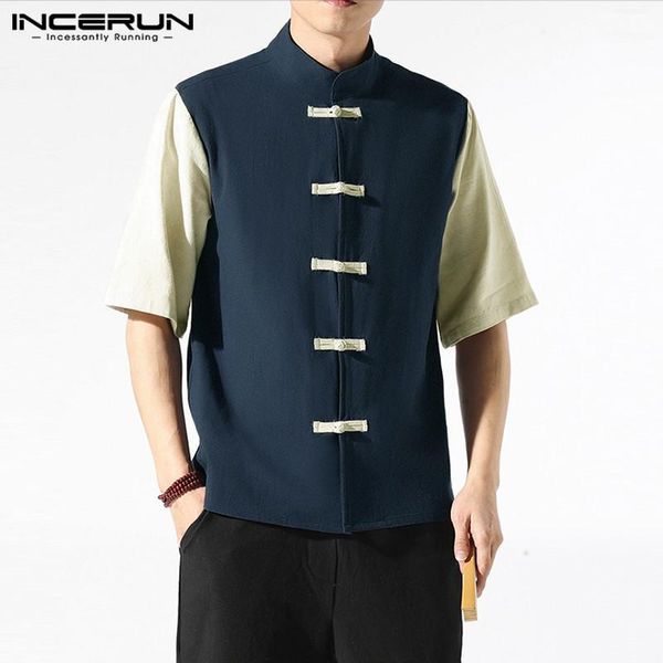 men chinese tradition cotton buttons patchwork shirts man vintage shirt short sleeve stand collar shirt retro blouse plus size1, White;black
men chinese tradition cotton buttons patchwork shirts man vintage shirt short sleeve stand collar shirt retro blouse plus size1, White;black