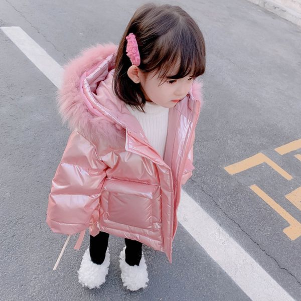 girl's down bright face baby's medium and long foreign style cotton padded jacket for girls with thick, Blue;gray
girl's down bright face baby's medium and long foreign style cotton padded jacket for girls with thick, Blue;gray