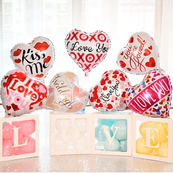 party decoration 18-inch heart-shaped valentine's day arrangement romantic confession love aluminum film balloon
party decoration 18-inch heart-shaped valentine's day arrangement romantic confession love aluminum film balloon