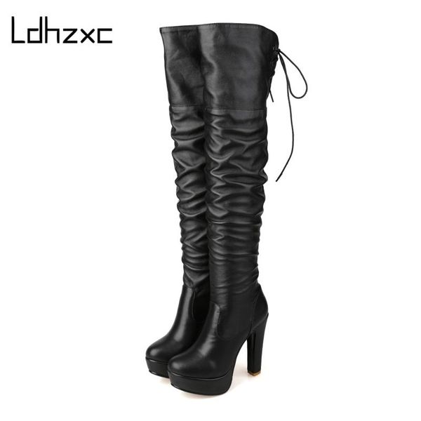 boots ldhzxc 20020 high heel over the knee stretch flock platform long patent leather autumn winter women shoes size 34-42, Black
boots ldhzxc 20020 high heel over the knee stretch flock platform long patent leather autumn winter women shoes size 34-42, Black