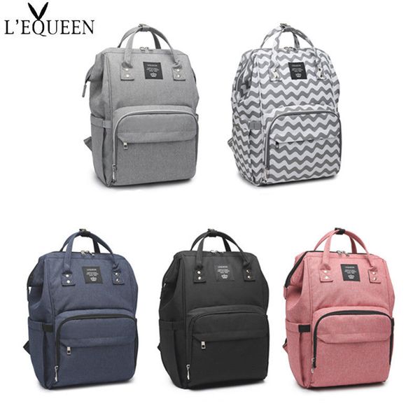 lequeen maternity nappy brand mummy large capacity nursing bag for baby care 1005
lequeen maternity nappy brand mummy large capacity nursing bag for baby care 1005