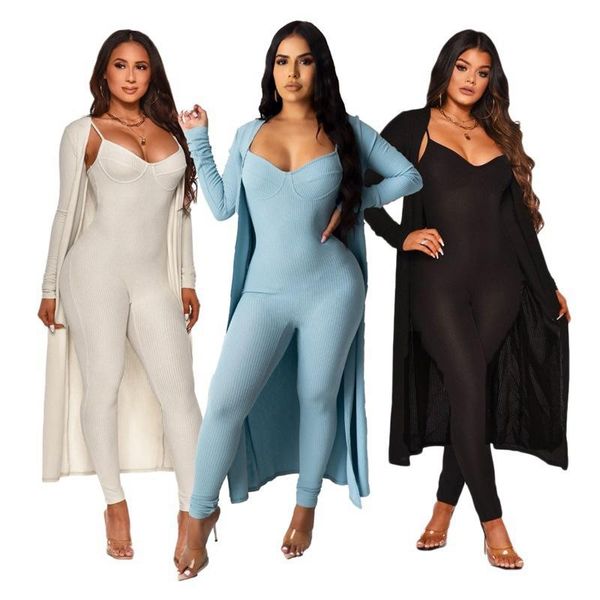 women's tracksuits women two piece summer fall suits sleeveless skinny jumpsuits and open stitch cardigans set, Gray
women's tracksuits women two piece summer fall suits sleeveless skinny jumpsuits and open stitch cardigans set, Gray
