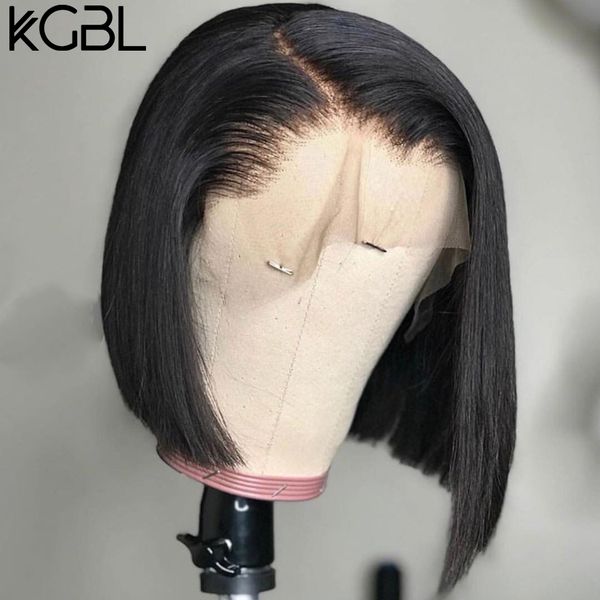 kgbl short bob 13*4 lace front middle ratio human hair wigs brazilian non-remy hair natural color pre-plucked wigs, Black;brown
kgbl short bob 13*4 lace front middle ratio human hair wigs brazilian non-remy hair natural color pre-plucked wigs, Black;brown