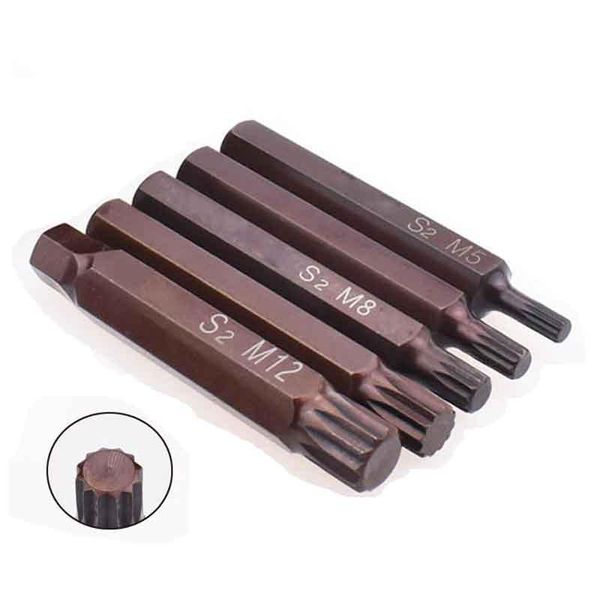 5pcs/lot 75mm long torx screwdriver bits 12 point spline 10mm hex shank impact star bit m5 m6 m8 m10 m12 harden s2 alloy steel
5pcs/lot 75mm long torx screwdriver bits 12 point spline 10mm hex shank impact star bit m5 m6 m8 m10 m12 harden s2 alloy steel