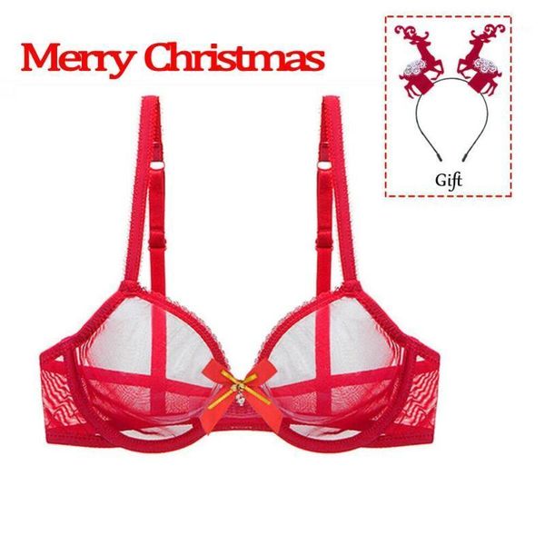 women see-through breathable mesh bra sheer mesh unlined bralette christmas1, Red;black
women see-through breathable mesh bra sheer mesh unlined bralette christmas1, Red;black