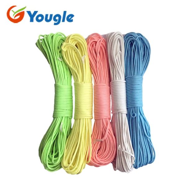 yougle glow in the dark luminous paracord parachute cord lanyard rope 100 ft (31m) 9 strands cores
yougle glow in the dark luminous paracord parachute cord lanyard rope 100 ft (31m) 9 strands cores