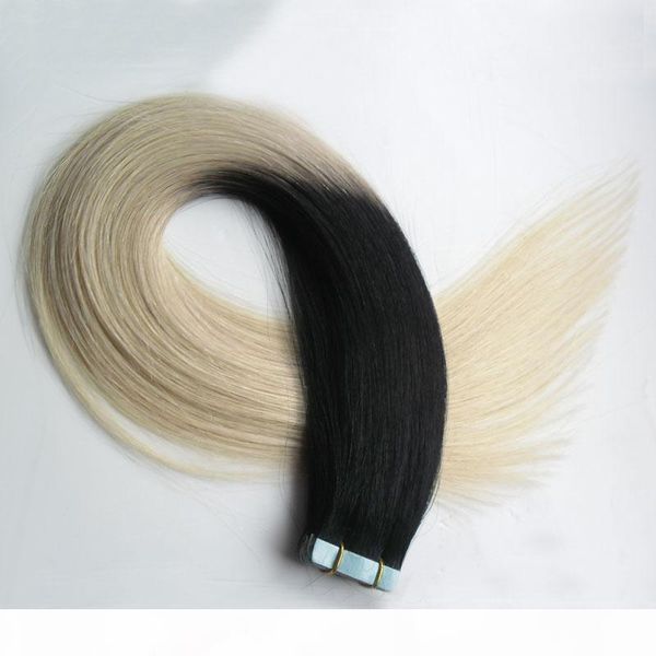 tape in extensions ombre t1b 613 two tone non-remy 100g 40pcs human hair straight ombre skin weft hair extensions, Black
tape in extensions ombre t1b 613 two tone non-remy 100g 40pcs human hair straight ombre skin weft hair extensions, Black