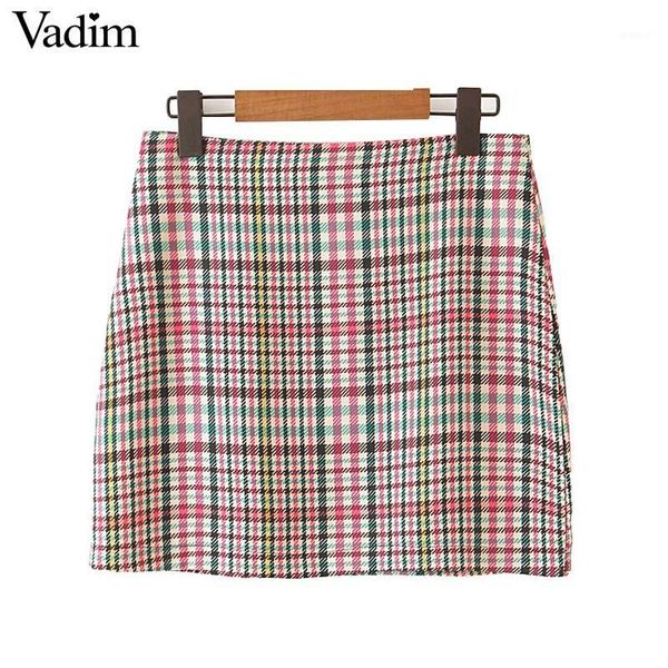 vadim women elegant plaid mini skirt faldas mujer side zipper office wear female casual stylish summer a line skirts ba7191, Black
vadim women elegant plaid mini skirt faldas mujer side zipper office wear female casual stylish summer a line skirts ba7191, Black