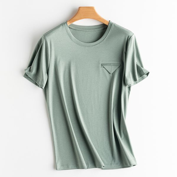 2021 новый треугольник mode pocket tshirt женский u / шей шелк `mercerized хлопковая футболка высокого качества юридический летний праздник, White
2021 новый треугольник mode pocket tshirt женский u / шей шелк `mercerized хлопковая футболка высокого качества юридический летний праздник, White