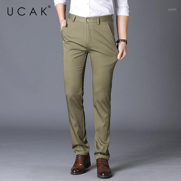 ucak brand streetwear mens pants spring autumn business casual straight trousers cotton slim soft pant men u20421, Black
ucak brand streetwear mens pants spring autumn business casual straight trousers cotton slim soft pant men u20421, Black