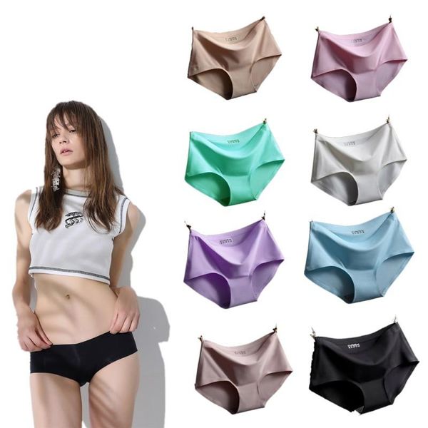 underpants panty breathable ice silk seamless women mid waist panties lingerie briefs underwear soft, Black;white
underpants panty breathable ice silk seamless women mid waist panties lingerie briefs underwear soft, Black;white