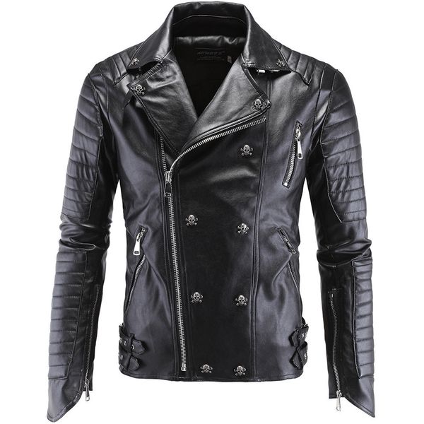 autumn winter leather jackets for men cow skin men leather fashion slim ghost print casual high street style long sleeve coat lj201030, Black
autumn winter leather jackets for men cow skin men leather fashion slim ghost print casual high street style long sleeve coat lj201030, Black
