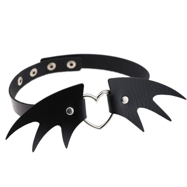 goth dark choker necklace vintage gothic harajuku wing heart fashion necklace 2020 woman's accesories chocker rivet punk collar, Silver
goth dark choker necklace vintage gothic harajuku wing heart fashion necklace 2020 woman's accesories chocker rivet punk collar, Silver